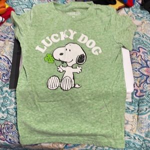 4T snoopy Tshirt For St. Patrick’s Day
